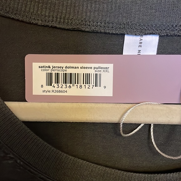 BARE NECESSITIES Rise and Shine Satin and Jersey Pullover - Picture 5 of 5